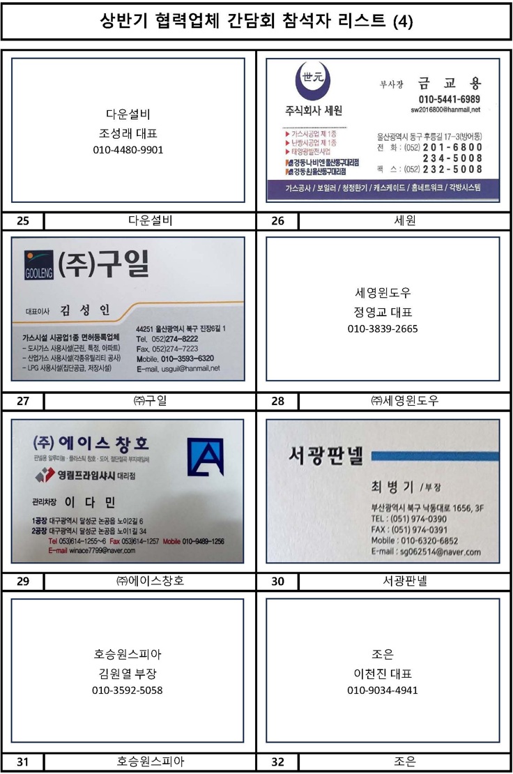 협력사 명함